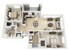 Mosaic Apartments_Oxnard CA_Floor Plan_One Bedroom One Bathroom Mosaic Apartments_Oxnard CA_Floor Plan_One Bedroom One Bathroom